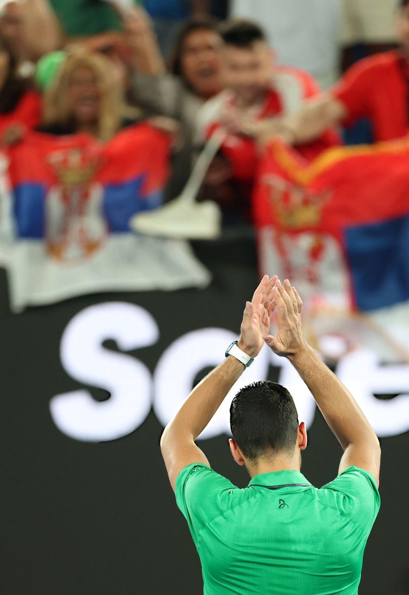RottenKnee23's tweet photo. 25 remains on hold, &amp; may never come, but we are forever grateful for the effort Novak continues to put forth to complete with the young guns. Incredibly proud of the GOAT. An unfillable void will be left when he retires. Cherish the moments we have left. ❤️

#Djokovic 🇷🇸 #AO2026 https://t.co/E0o32VwpoC