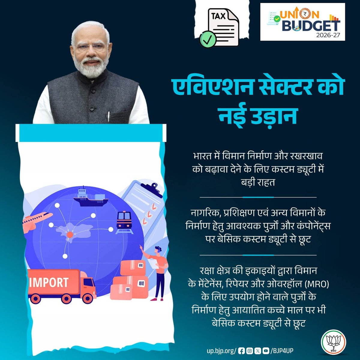 पूंजीगत व्यय (CAPEX) में ऐतिहासिक बढ़ोतरी

- प्रभावी CAPEX ₹17.1 लाख करोड़ — जो GDP का 4.4% है, पिछले 10 वर्षों में सबसे अधिक

- SASCI (50-वर्षीय ब्याज-मुक्त ऋण) का आवंटन 2025–26 BE की तुलना में 23% बढ़कर पहुंचा ₹1.85 लाख करोड़

#ViksitBharatBudget