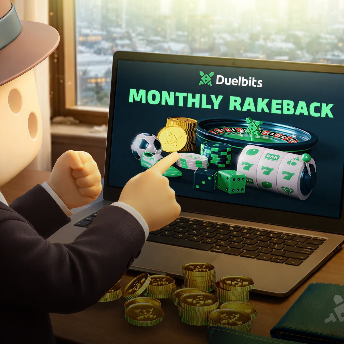 Duelbits's tweet image. Your Monthly Rakeback is ready! 🎁

Claim here 👉 duel.bz/MonthlyRakeback