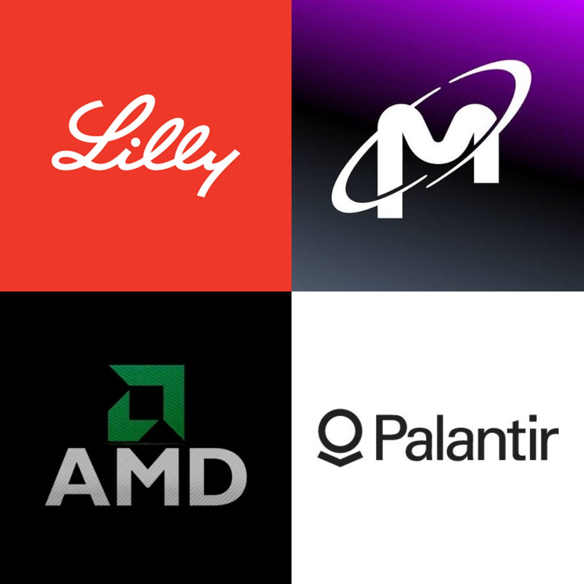 ftr_investors's tweet image. The Future Investors presents the 20 Elite Growth stocks with the strongest revenue &amp;amp; EPS growth estimates (24%+ CAGR) over the next 3Y 🌟🚀

1. $NVDA | Nvidia - $4,644B
2. $TSM | TSMC - $1,714B
3. $AVGO | Broadcom - $1,571B
4. $LLY | Eli Lilly - $928B
5. $MU | Micron - $467B
6.