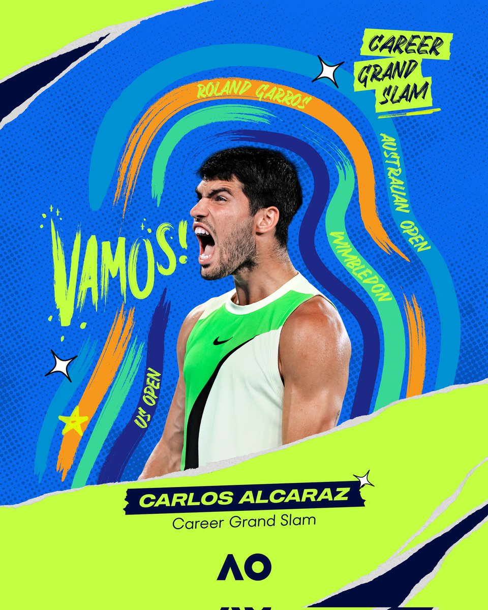 🇪🇸🏆Don Carlos Alcaraz🏆🇪🇸

¡Enorme una vez más!

Enhorabuena <a href="/carlosalcaraz/">Carlos Alcaraz</a> por tu victoria #AustralianOpen2026

Ejemplo de esfuerzo, sacrificio y superación 

<a href="/AustralianOpen/">#AusOpen</a>
