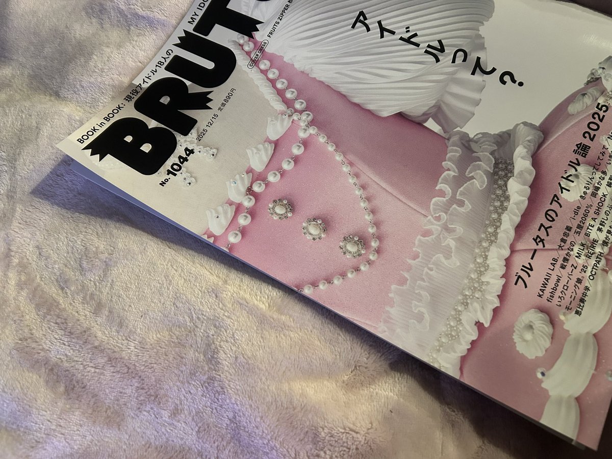 209cm_183cm's tweet photo. BRUTUSのアイドル論2025📖
私の大好きが詰まってて何回も読んでる
#日常垢
#読書 https://t.co/3o476Wgc76