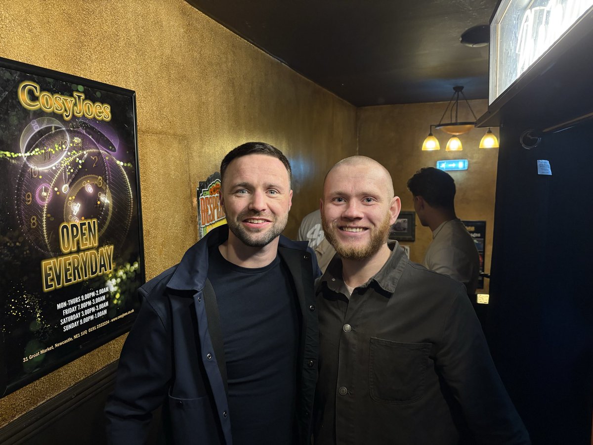 AboutTyne's tweet photo. @JoshTaylorBoxer thanks very much mate, appreciate how chill you were with me 👍🏻 https://t.co/wjwlUhakKi