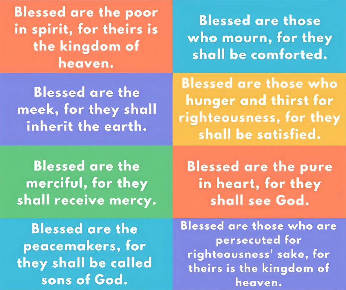 #4thSundayOrdinaryTime
Gospel: Matthew 5:1-12
The spirit of the Kingdom: the Beatitudes #LearningtogetherinChrist 🙏💙