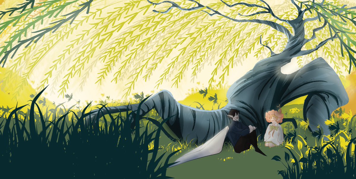XueCrose's tweet photo. Part 2 of my storybook "THE FEIGNED FALL" 🎐

Here are the remaining art pages I did 🌸

#illustration #photoshop #drawing https://t.co/PMTk3VWpab
