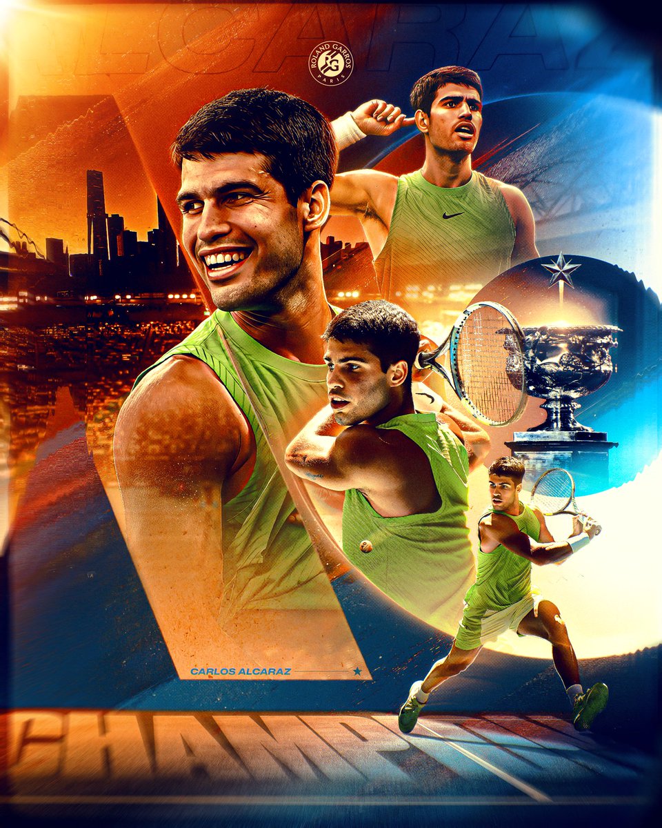 First08788's tweet image. CARLOS ALCARAZ, AUSTRALIAN OPEN CHAMPION 🏆🇦🇺

#AO26
@carlosalcaraz