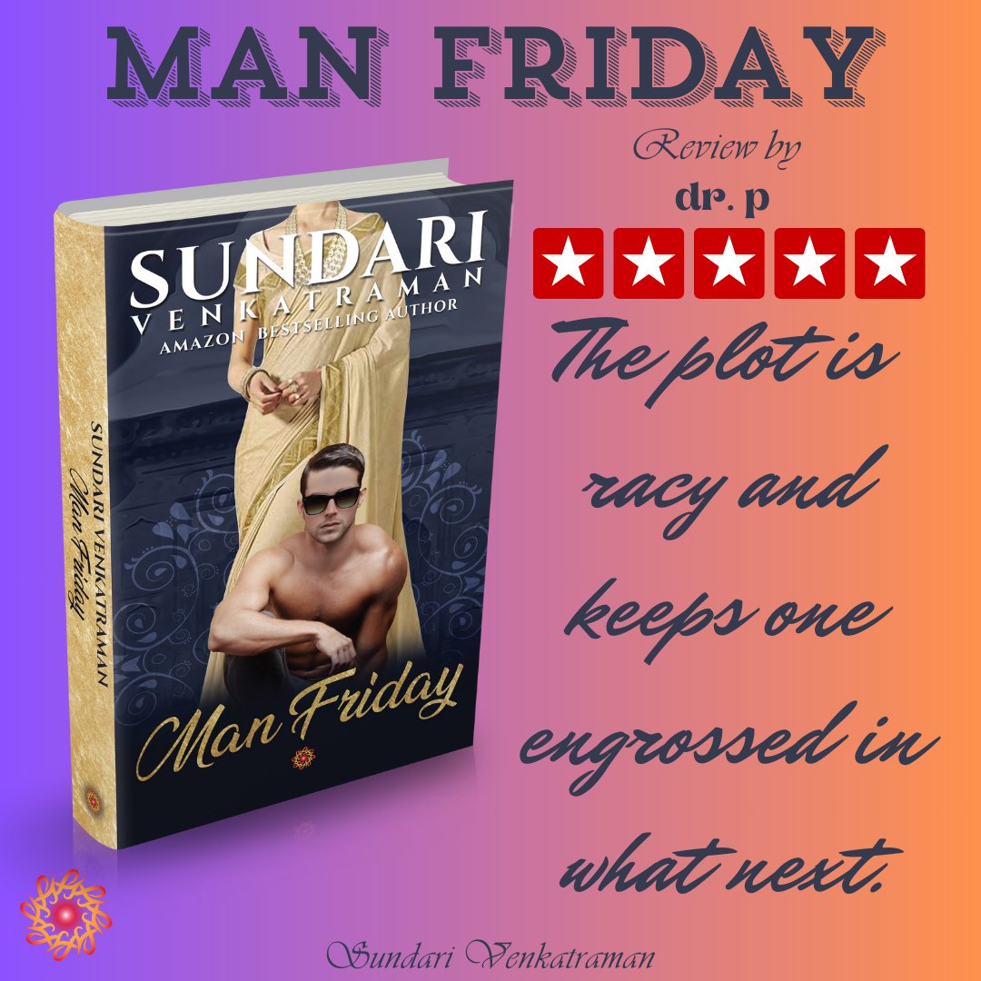 sundarivenkat's tweet photo. MAN FRIDAY #SundariVenkatraman #hotromance #Paperback #ManFriday #bestseller #Romance #kindleunlimited Tall, dark and handsome, with intensely fiery brown eyes, Rituraj Srivastava was a sight to behold with his lean and well-honed physique. https://t.co/RWrEysKx24 https://t.co/dmfPAEZ4vK