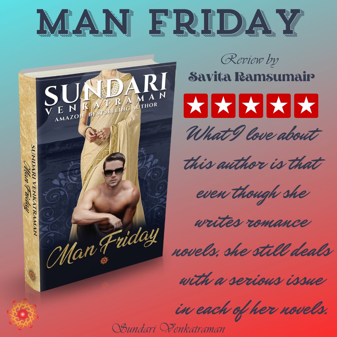 sundarivenkat's tweet photo. MAN FRIDAY #SundariVenkatraman #hotromance #Paperback #ManFriday #bestseller #Romance #kindleunlimited Tall, dark and handsome, with intensely fiery brown eyes, Rituraj Srivastava was a sight to behold with his lean and well-honed physique. https://t.co/RWrEysKx24 https://t.co/NMmx12m0yF