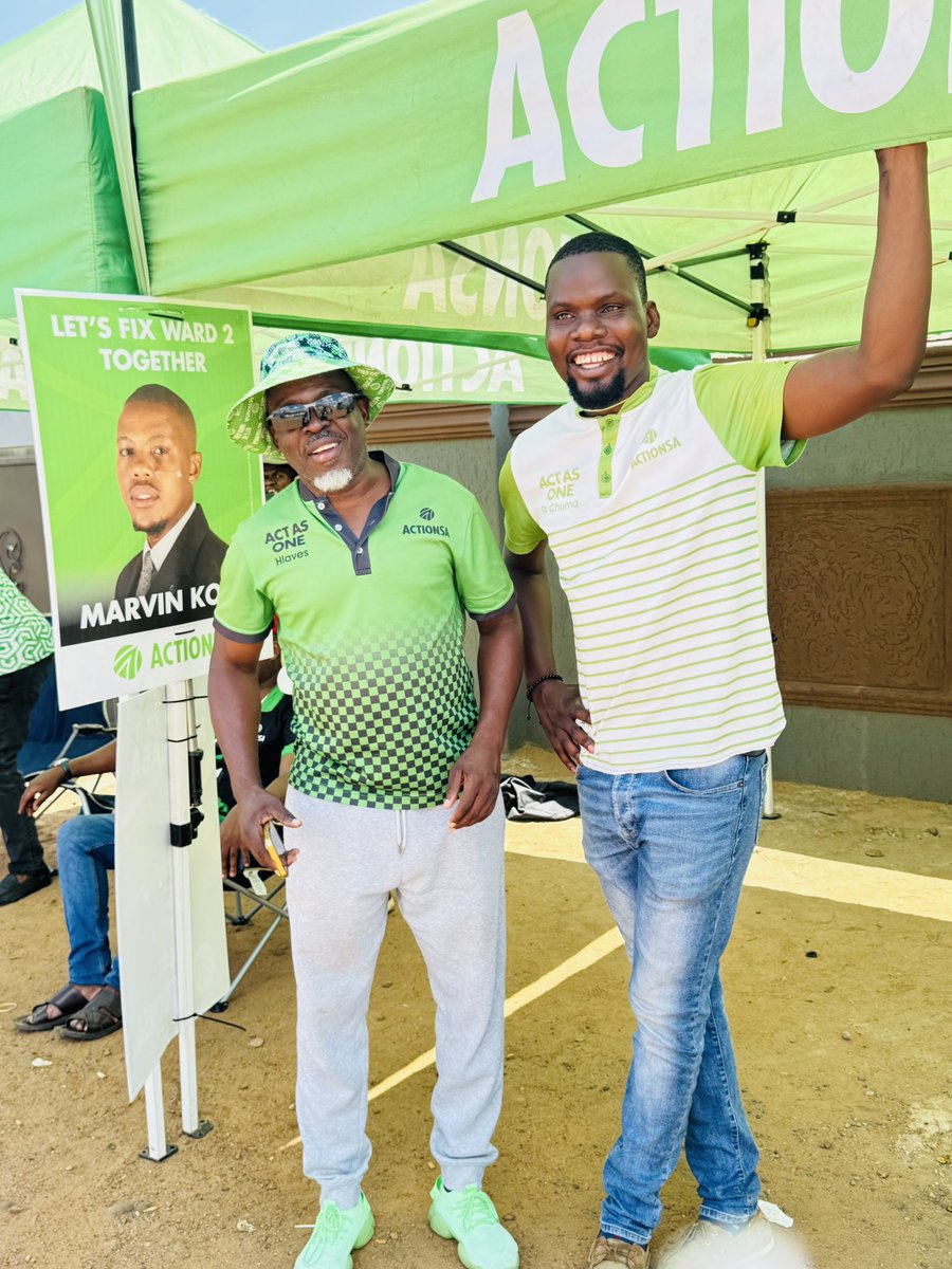 Funzi_Ngobeni's tweet photo. This campaign in Mogale City Ward 2 has been deeply human. Doors were opened. Hearts were opened. Support was given freely.

We are grateful as @Action4SA , and we trust that the same openness we were shown will translate into votes on Monday and Tuesday — for our candidate and for real change in this community.

#VoteActionSA #ItsTimeForAction