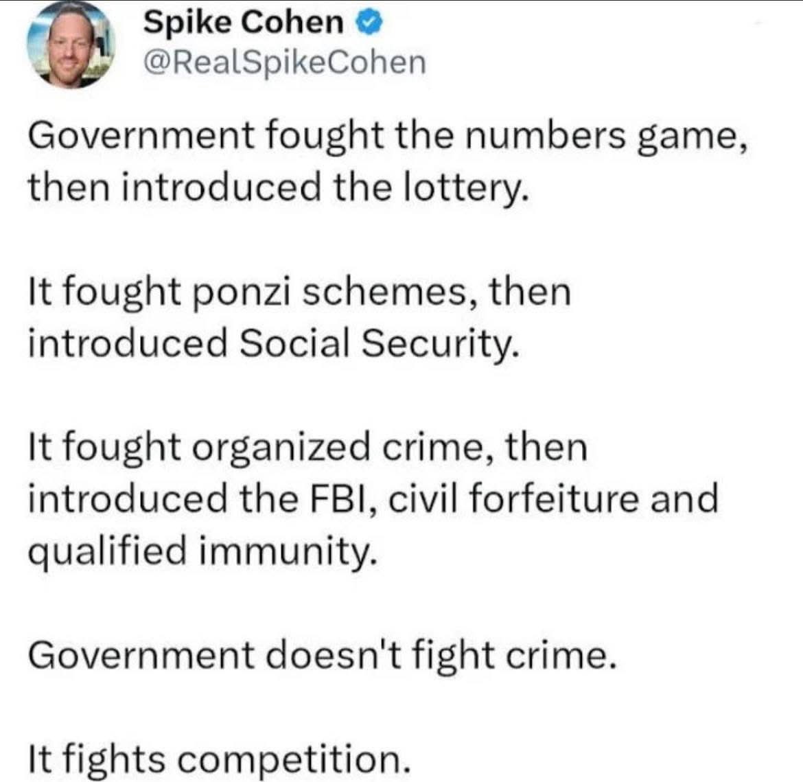 Fight crime. Resist the State.