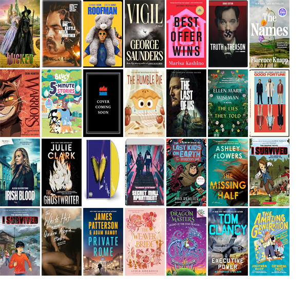 This week the Newbury Town Library has 140 new books, eight new movies, and two new music CDs.  New items include Wicked, One Battle After Another, Roofman, Vigil, Best Offer Wins, Exit Strategy, Truth &amp; Treason, The Names, Warriors #3, and It's Not Her. wowbrary.org/nu.aspx?p=1684…