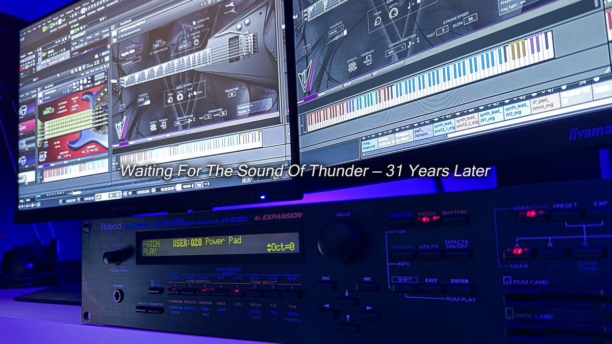 31 years later, AKIHITO OKAWA revisited a track he originally composed in 1994 for the game ZERO DIVIDE, and remade it as a V-METAL 2 demo.

Waiting For The Sound Of Thunder – 31 Years Later
facebook.com/prominy/posts/…
