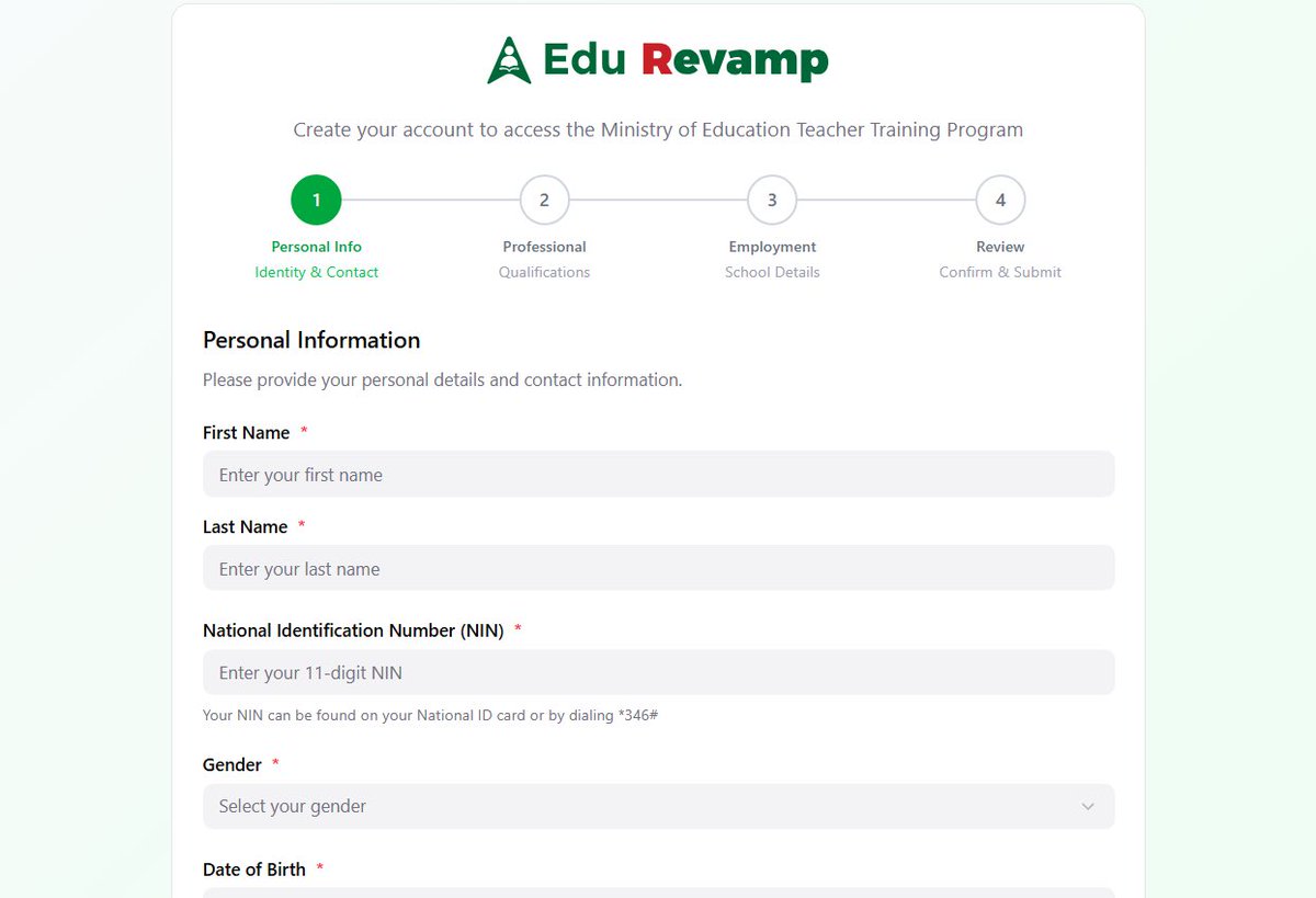 EduRevamp Teacher Capacity Building Program 2026: How to Apply, Benefits, and Requirements

The Federal Government of Nigeria, through the Federal Ministry of Education, has opened applications for the EduRevamp Teacher Capacity Building Program a free nationwide training