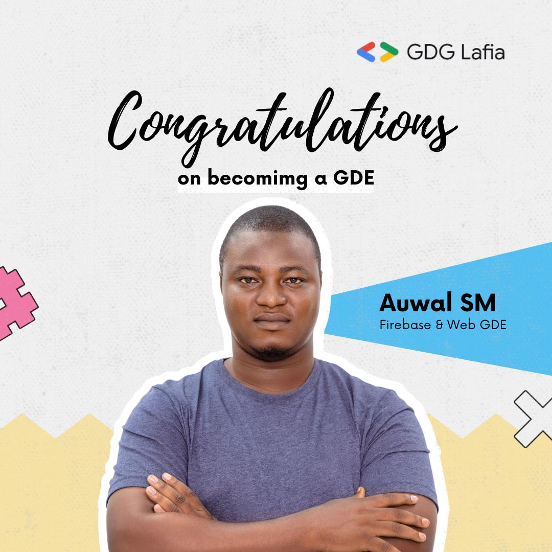 From being a member, to a lead organizer, to heading the sub-saharan Africa region of the community and now an expert. Indeed, this journey speaks volumes! Congratulations <a href="/auwalms/">Auwal MS</a> on being a Google Developer Expert on web and firebase. We all at GDG Lafia are super proud of you