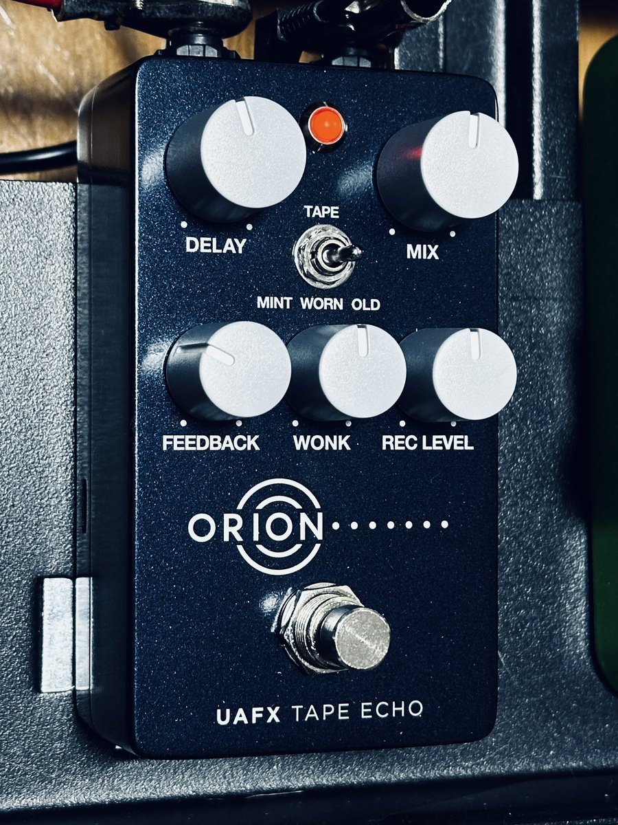 2026年、1番初めに買ったエフェクター。 UAFX Orion Tape Echo Maestro