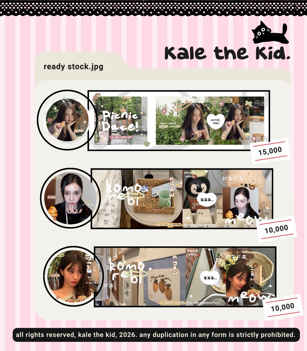 novemrber's tweet image. help repost? thankiu all! 🐈‍⬛

hellu teman timun, setelah istirahat berkepanjangan—saatnya kenalan sama set up baru kale the kid! kalau sekiranya ada kemiripan dengan teman timun yang lain, mohon hubungi aku di DM / tele yaaaa. terima kasih teman timun &amp;lt;3 🤍

#zonauang #zonaba