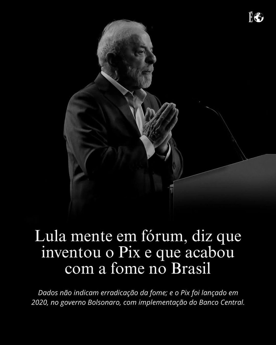 Lula mentindo?
Não pode ser...