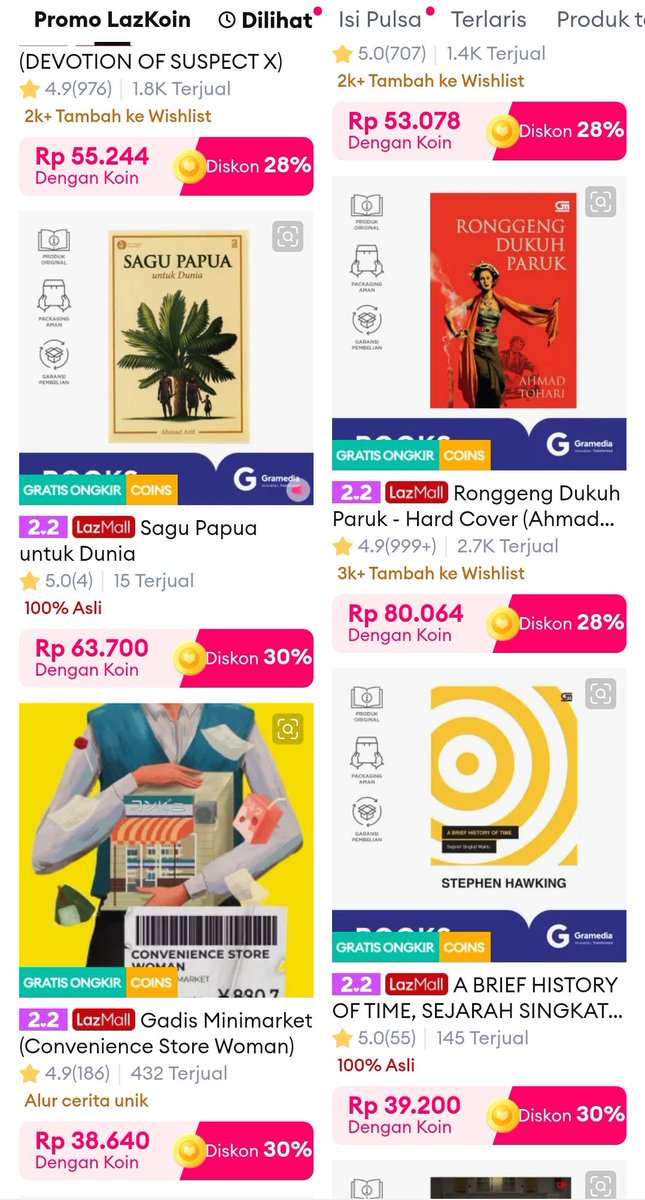 ginayaxz's tweet photo. Yang mau aku CO-in pake promo lazada or shopee VIP boleeh ya! fee nya 5k utk barang/buku under 100k, kalau up 100k fee nya 10k.  #zonajajan https://t.co/bhcoj4vh40