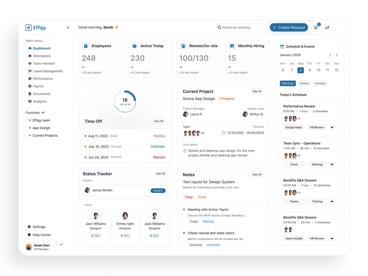 design_ideat's tweet photo. Modern HR Management Dashboard UI ✨

A user-centered dashboard designed to simplify employee management, projects, and daily operations.
Clean. Scalable. Business-ready.
Designed by Oxlip Studio
#DashboardUI #UIDesign #UXUI #SaaSDesign #OxlipStudio https://t.co/7SdbSZr1vD