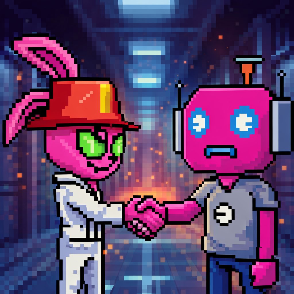 🚨COLLAB ALERT🚨

great collab with <a href="/Based_Virus/">Based Virus</a>
GTD for Top 50 Holders 🔥 +  All holders eligible for WL ✅

• Supply: 2222 
• GTD: Free
• WL: TBA

1️⃣ Follow <a href="/Based_Virus/">Based Virus</a> • <a href="/PixelBunnyPunks/">Pixel Bunny Punks</a>
2️⃣ Like ❤️ Retweet 🔁 Tag friends 👥
Let’s go🚀