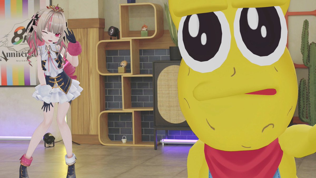 makaino_ririmu's tweet image. ピーナッツくん、またねっ👋

#にじさんじ8周年