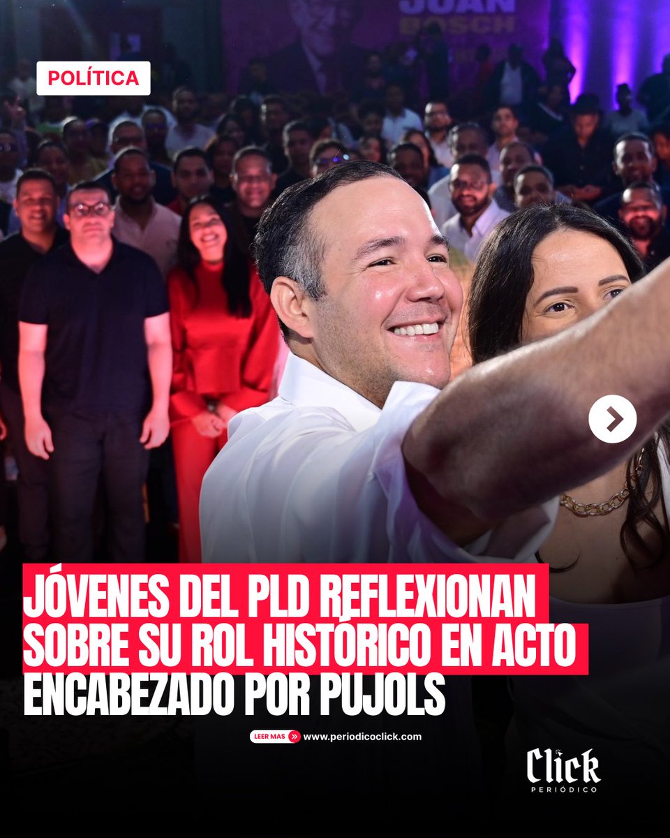 Jóvenes del PLD reflexionan sobre su rol histórico en acto encabezado por Pujols⭐💪🏾😎