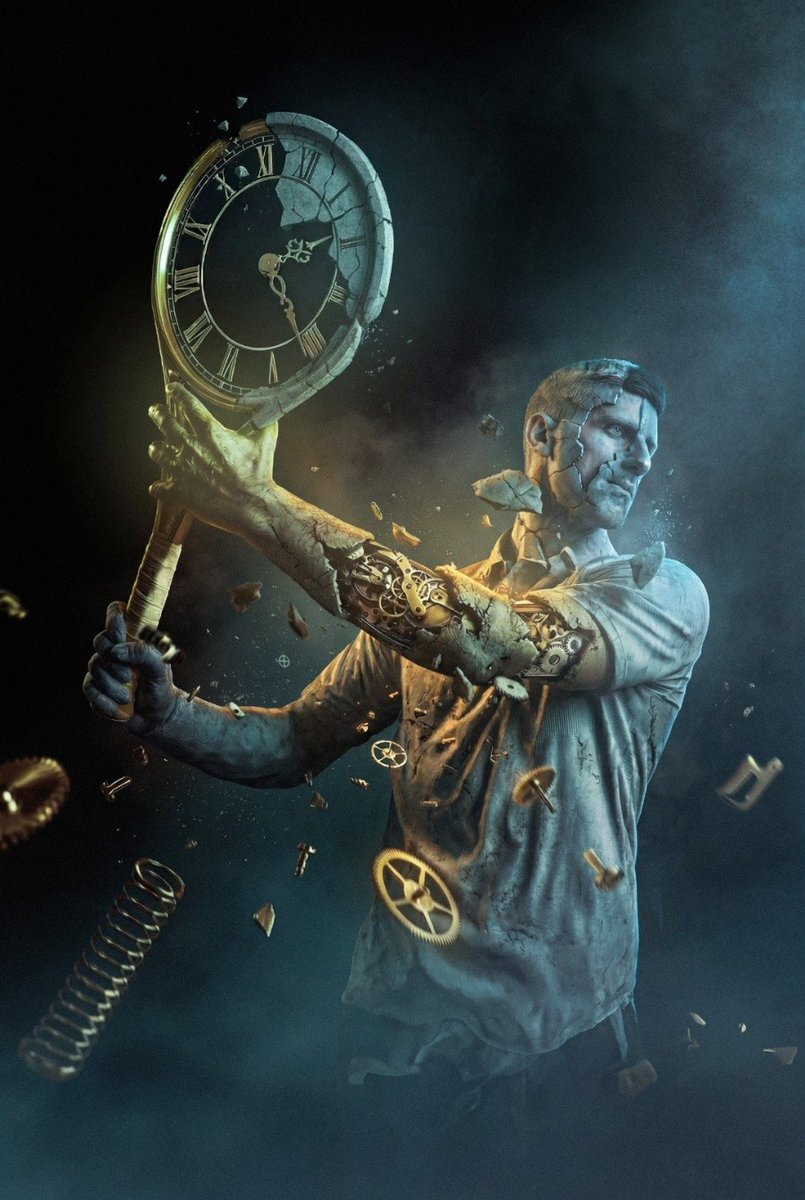 Even though the result didn't go his way tonight, I present to you a special piece of mine I like to call

"Time Waits For Nole" <a href="/DjokerNole/">Novak Djokovic</a>

Had this piece ready for a bit hoping for that outcome
But definitely will be making the winners one! Stay tuned.