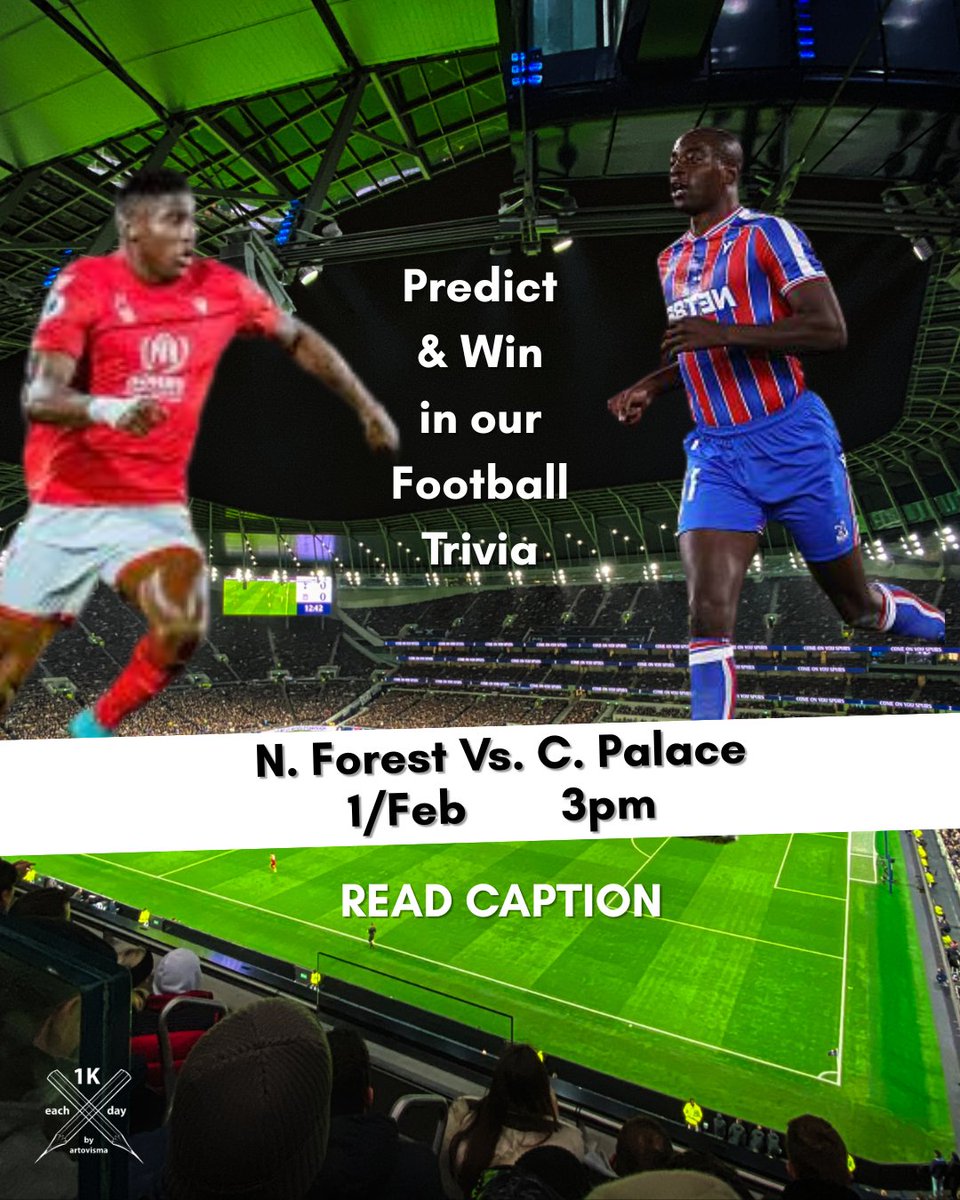 1keachday's tweet photo. This weekend's football trivia aims to reestablish your reputation as a skilled predictor, so be sure to make your prediction before the deadline (kick-off) as stated in this post. Who knows if we have a hidden reward in store for you. All the best  #1keachday https://t.co/M7hxGhc3FY