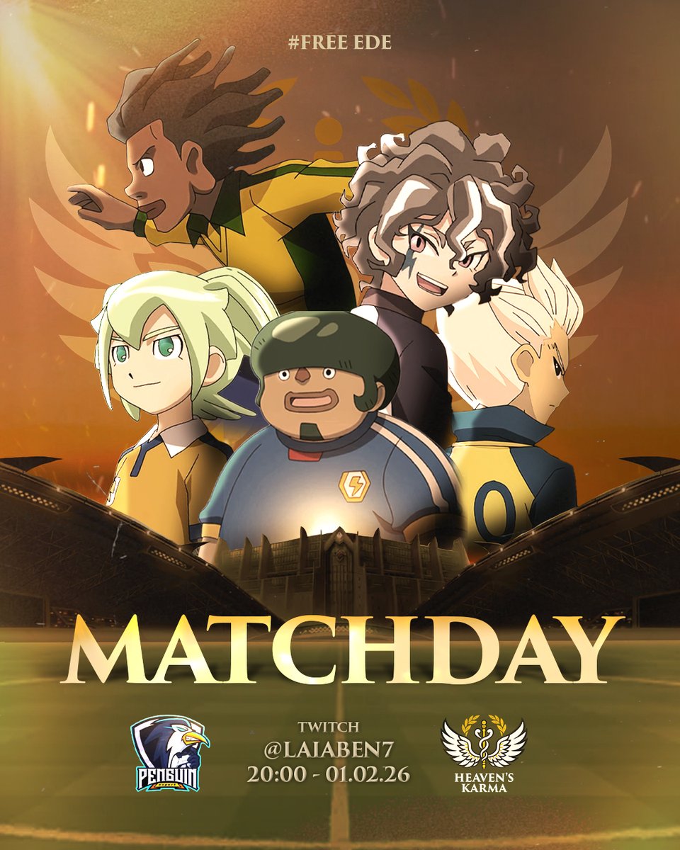 HeavensKarmaVR's tweet photo. MATCHDAY⚔️📷

Tercera jornada de La Liga Camino Imperial de 1a división. Hoy, 5v5 frente a @PenguinEsportES . No serán partidos fáciles, pero confío en que lograremos la victoria. 🏆⚡️

Nos vemos en el campo a las 20:00. Retransmitido en el canal de Twitch de @Laiaben7 .⚽️

https://t.co/86i19SraSX