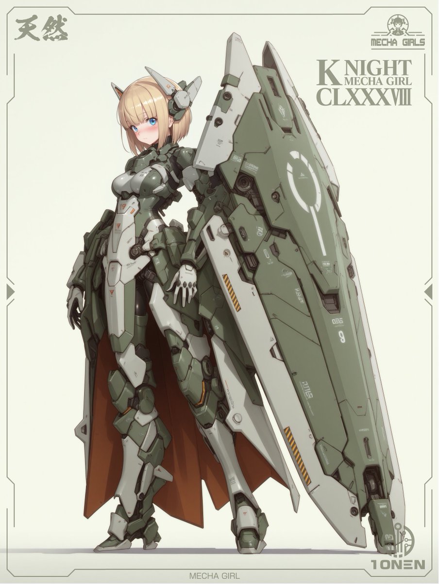 munou_ac's tweet image. KNIGHT MECHA GIRL
No.188 Groundlock Bastion