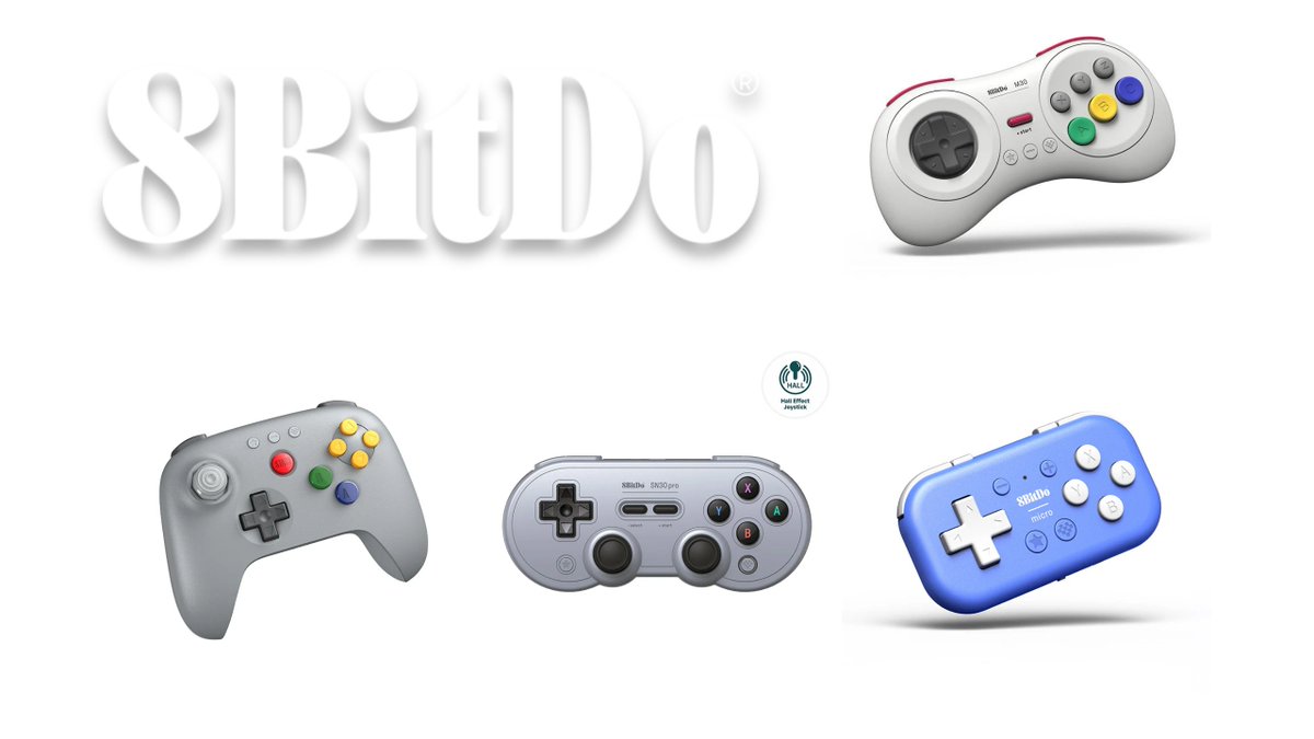 DJone01's tweet photo. I've been looking on 8BitDo's online shop 🏪.

Their game controllers 🎮 😍 👌...

All Products – 8BitDo 🔗: https://t.co/HuoeMQiB4a

#8BitDo #GameControllers https://t.co/DFVwFpN25o