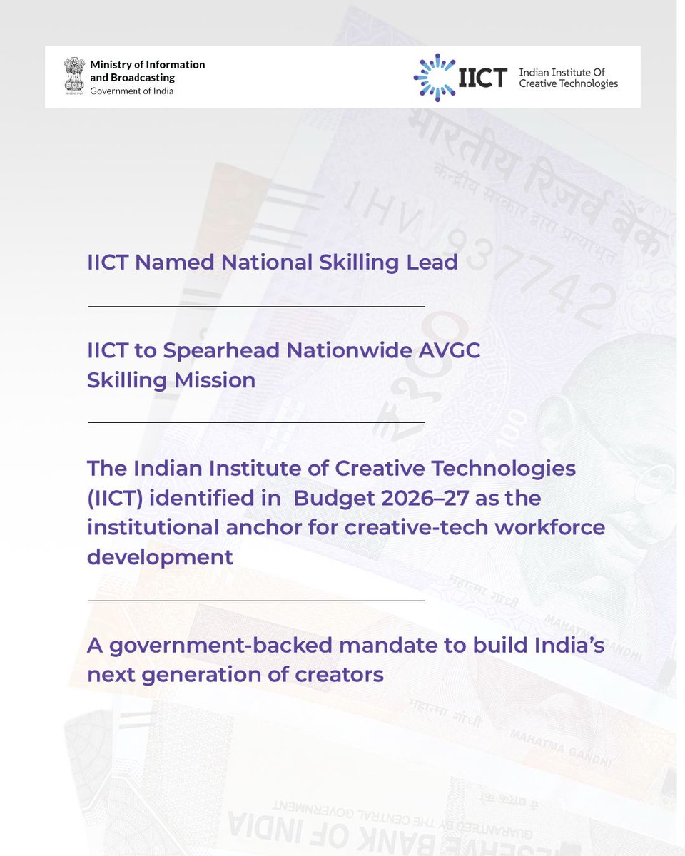 Indian Institute of Creative Technologies tweet media