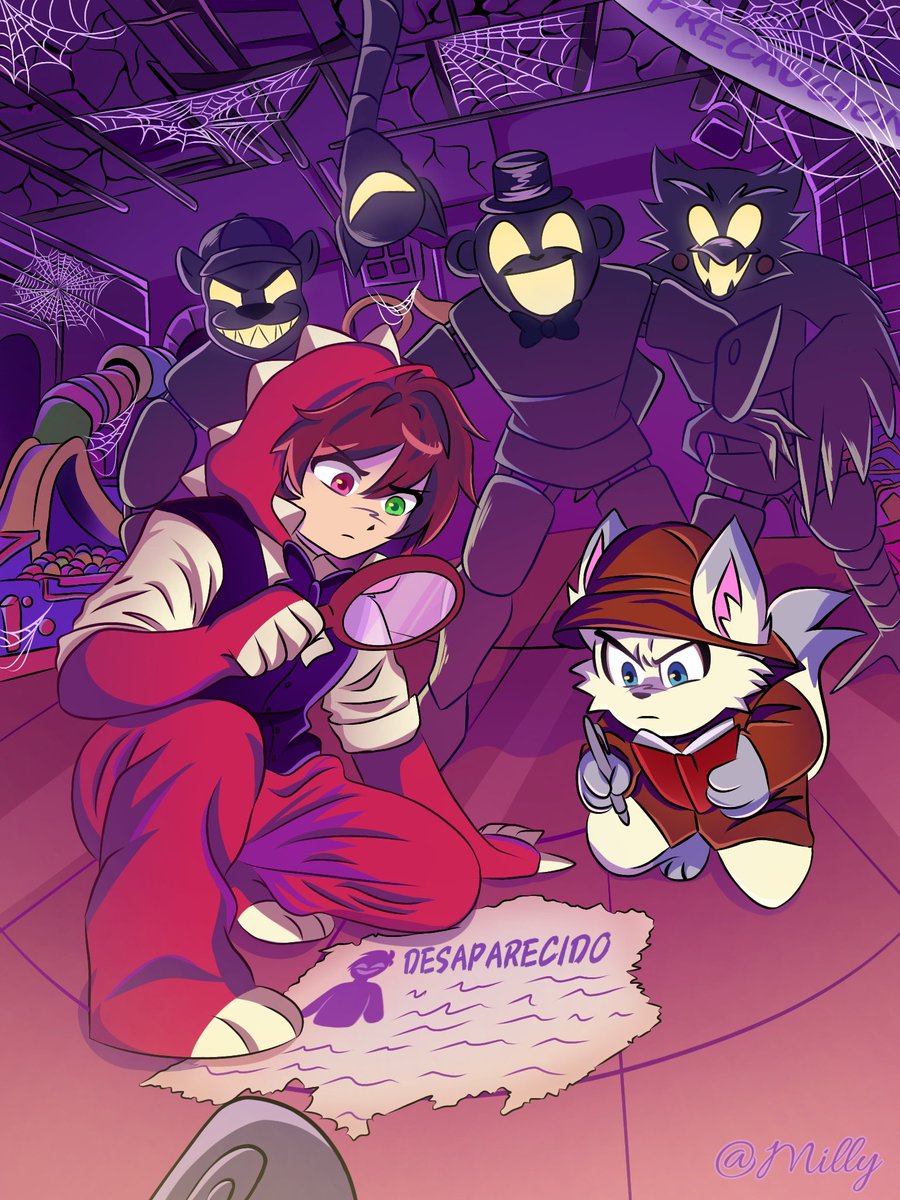 Ya lo termine jsjsjs disculpen la demora es que dibujar con la mano es difícil 7w7 <a href="/Raptorgamer_/">RaptorGamer</a> <a href="/alexy_lobito/">Alexy ⭐</a> 
Véanlo en mi cuenta de TikTok: millynimeishin ahí se ve más claro la imagen 7w7 
Suerte a todos los que participamos a darle Lest goo✨️☺️#misterioencrazypizza