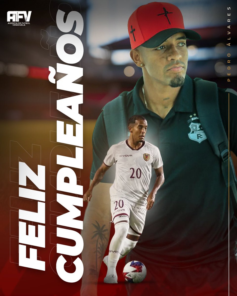 agenciadefutbol's tweet image. Desde la familia de @agenciadefutbol le deseamos un feliz cumpleaños a nuestro jugador Pedro Alvares🎂🥳

Nuestros mejores deseos para ti y que sigan los éxitos.

¡Disfruta tu día al máximo! 🎉⚽️

#TalentoAFV #AFV