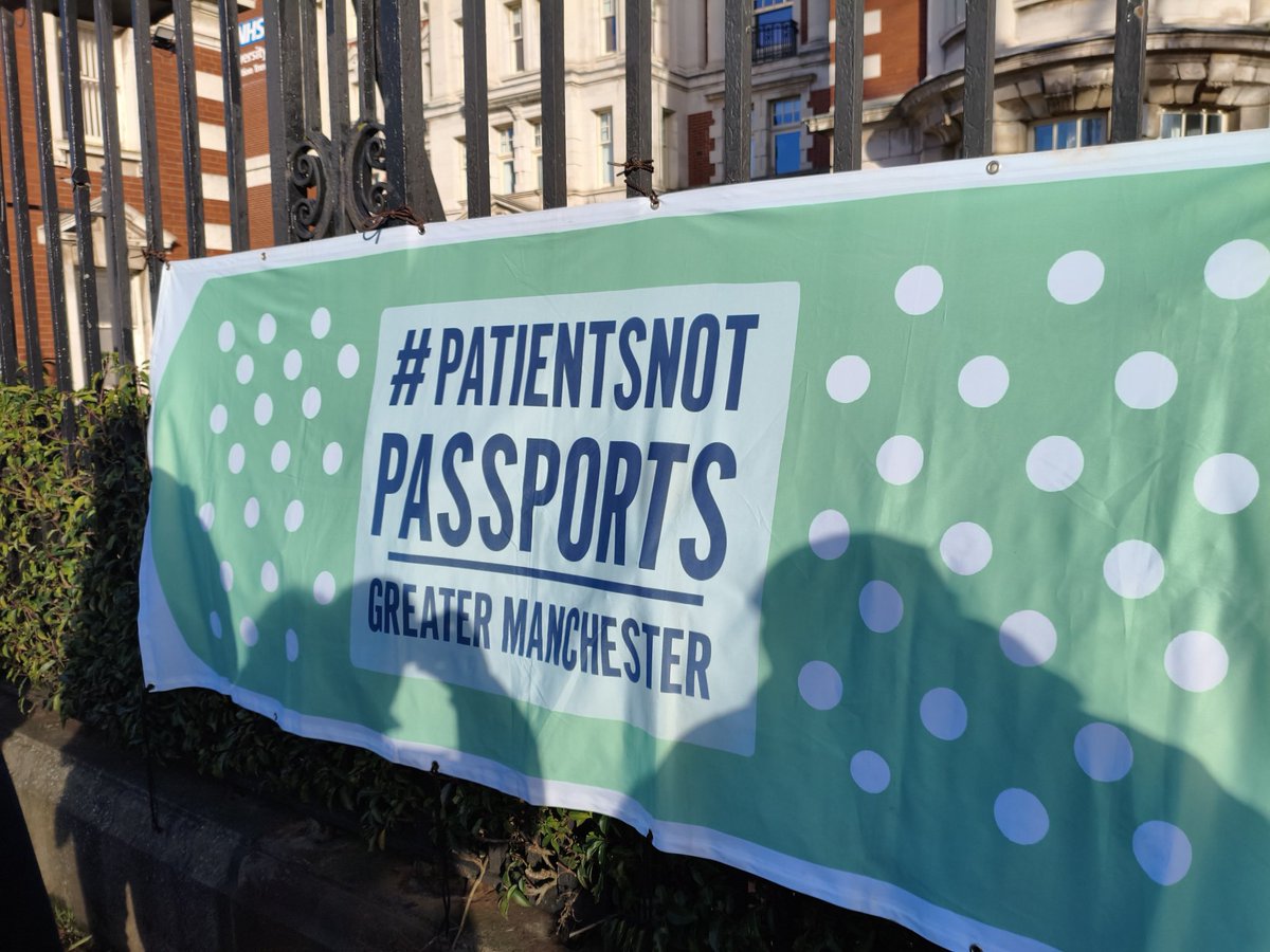 Greater Manchester Patients Not Passports tweet media