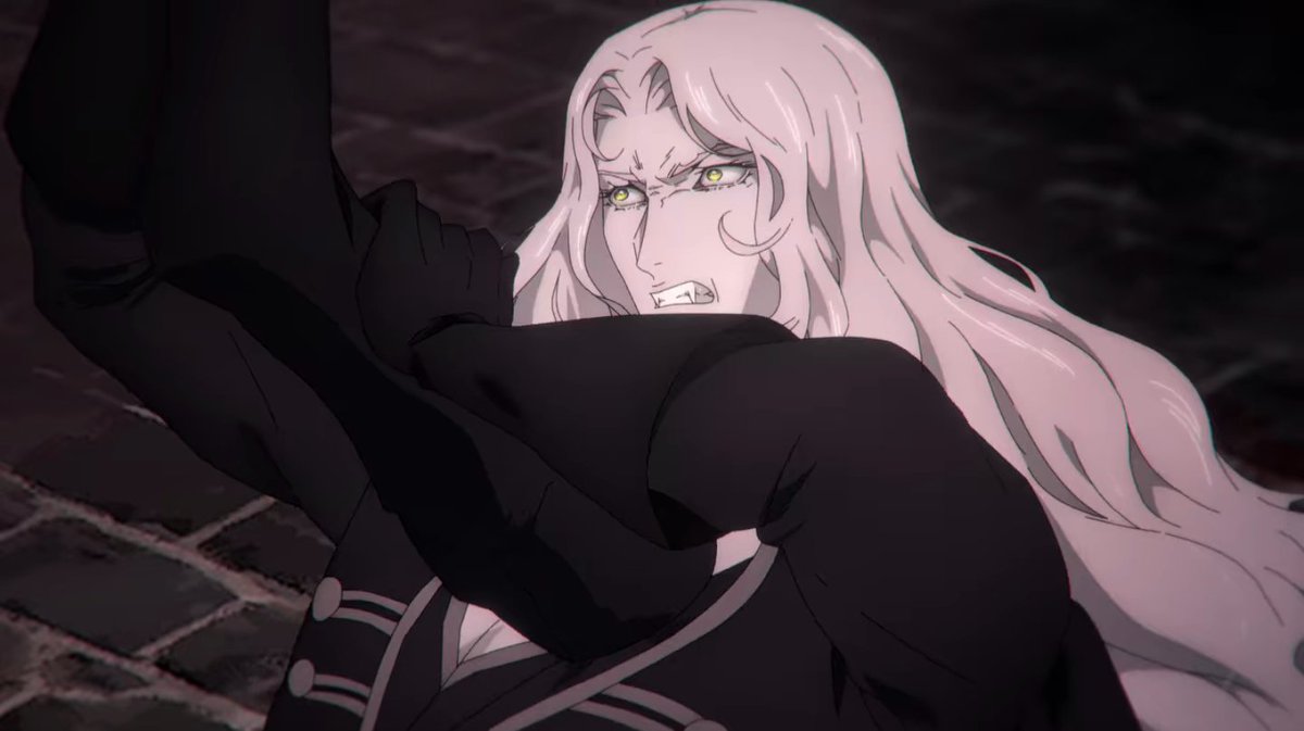 meda_cine's tweet image. Is it bad I love seeing Dracula's nepo baby getting beaten up and thrown around? (someone send hurt/comfort castlevania fics abt him)