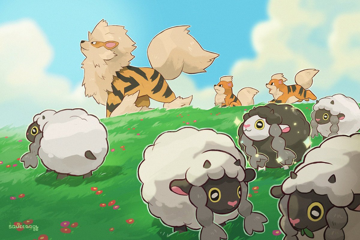 squeegool's tweet image. sheep dog

#Pokemon
