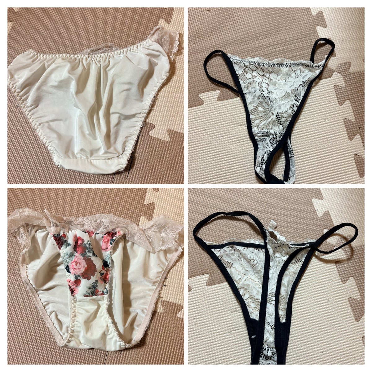 フルバック派さんへ🖤  
白と黒、どっちも用意してます👙
ティーバッグは送料別2000円
ベーシックだからこそ安定の人気。  
送料別2200円から🌈  
気になる人はDMで❤️

#フルバック
#下着売ります
#ランジェリー
#白パン
#黒パン
#フェチ