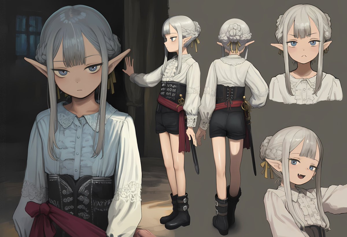 私室控の銀髪従士ちゃん
#AIillustration #AIイラスト #OC #originalcharacterart  #nsfw #NovelAI #AIart #fantasygirl