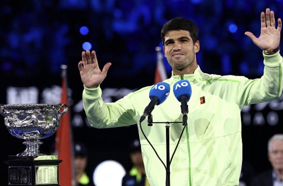 🚹 Campeones GS en activo [6]

24 🏆 Djokovic 
7 🏆 ALCARAZ
4 🏆 Sinner
3 🏆 Wawrinka
1 🏆 Cilic, Medvedev