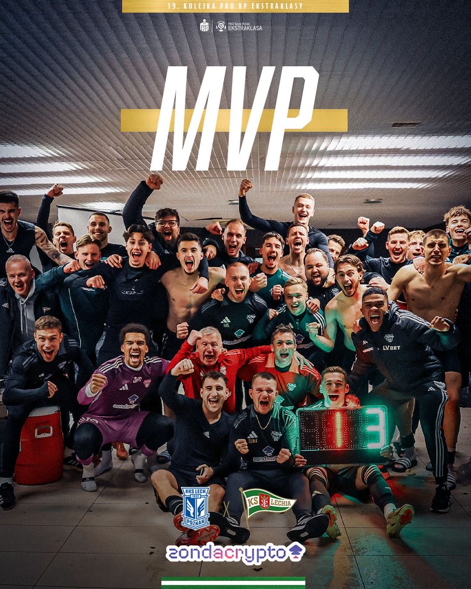 LechiaGdanskSA's tweet photo. Uznaliśmy, że cała drużyna i sztab zasługują na miano 𝐌𝐕𝐏 𝐌𝐞𝐜𝐳𝐮 #LPOLGD 🤝 Chyba zgoda? 🤪
---
Kolejne emocje już podczas #LGDCRA: https://t.co/mgnwF8r7Ub https://t.co/ZR4syY1Yys