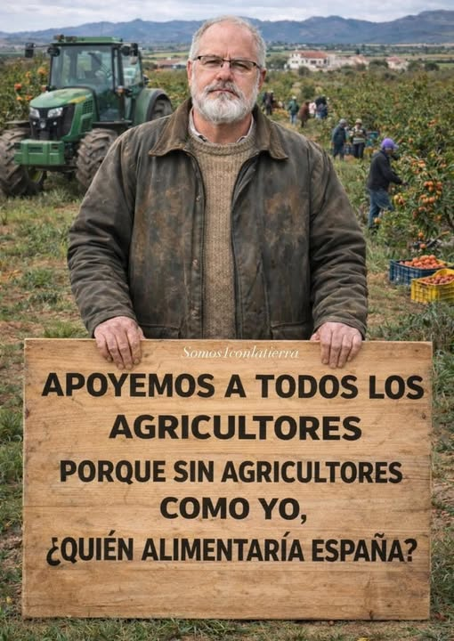 Todo mi apoyo a los agricultores españoles, pescadores, ganaderos, y a cualquier autónomo que han demostrado tener un par de 🥚🥚, lo que no tiene Pinocho, y sin los cuales España se hundiría.
Repito: Todo mi apoyo a agricultores, ganaderos, pescadores y autónomos. ¡¡¡FUERZA!!!