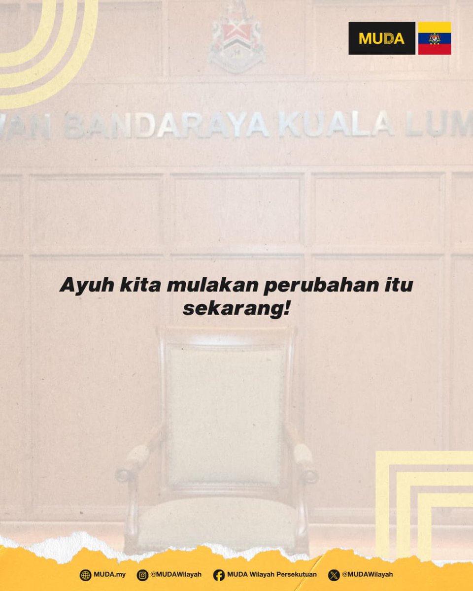 Parti MUDA Wilayah Persekutuan tweet media