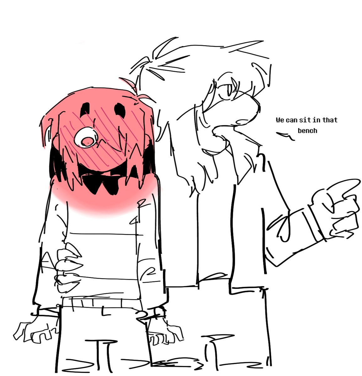 _senby_'s tweet image. Again
#DELTARUNE #krusie