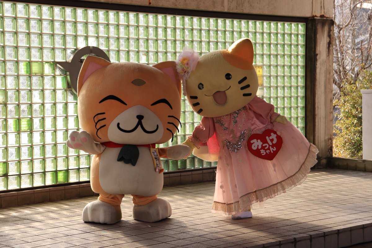 本日のみっけちゃん。 みっけちゃんの積極的な舞に笠やんもタジタジ