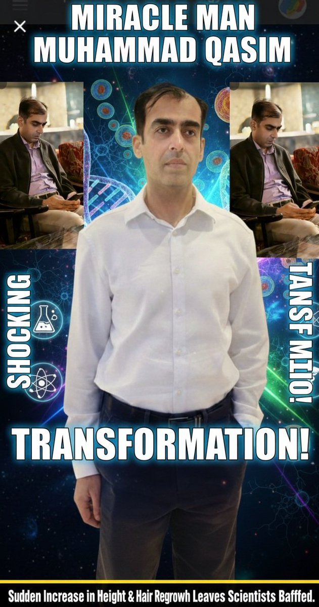 Muhammad Qasim experienced natural hair growth, Muhammad Qasim