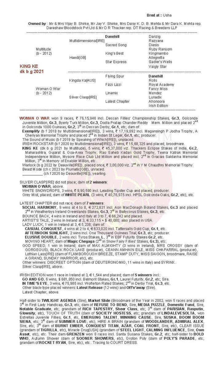 Indian Stud Book tweet media