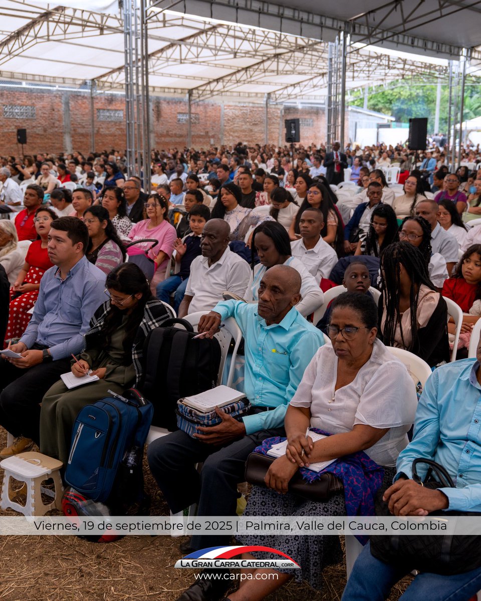 GCarpaCatedral's tweet photo. Viernes, 19 de septiembre de 2025 |  Palmira, Valle del Cauca, Colombia

Registro compartido por La Gran Carpa Catedral, Corp., correspondiente a la actividad realizada durante el mes de septiembre de 2025. 

🌐 https://t.co/FZf6ppcOh2 

#DrJoseBenjaminPerezMatos #lgcc #lagrancarpacatedral