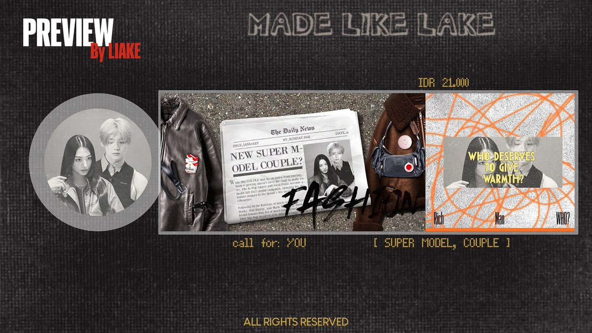 liake's tweet image. help rt, thanks!

selamat malam semuanya, aku open titipan (OPTIP) khusus kedua katalog bernama GOOD FACE &amp;amp; SUPER MODEL . . . bisa buat untuk couple juga lohh! untuk beberapa foto dibutuhkan, cek di ALT! 
#zonauang #zonajajan️️