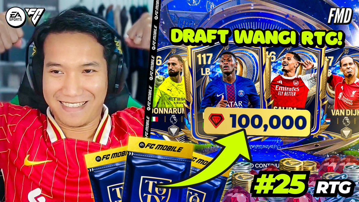 ALL IN 100K Gems di Akun RTG?! Draft Wangi RTG &amp; Tips UTOTY  Untuk F2P! | FC Mobile Indonesia

🔗 youtu.be/gKT6rAksj7E

Draft wangi RTG &amp; Tips untuk UTOTY! 🤩

#FCMobile | #FCM26